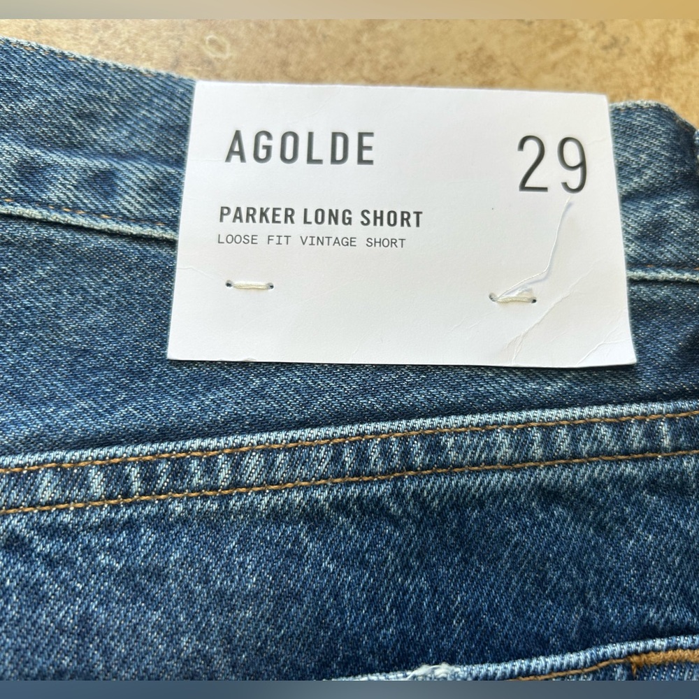NWT🌷Agolde Parker Long Shorts - Picture 9 of 10